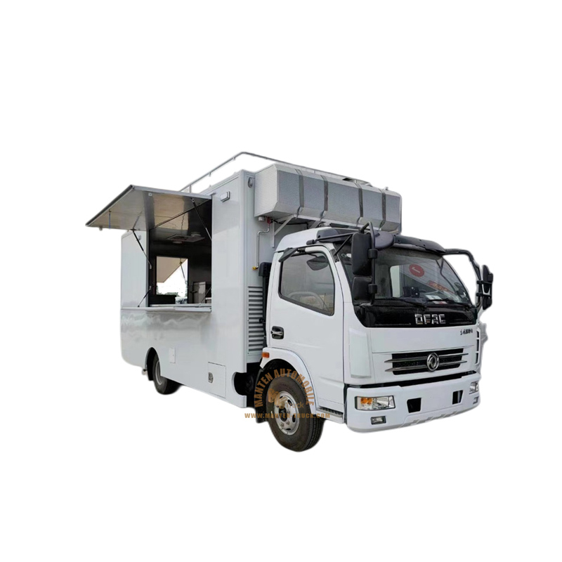 Donngfeng Дизель 4x2 Мобильный продовольственный грузовик