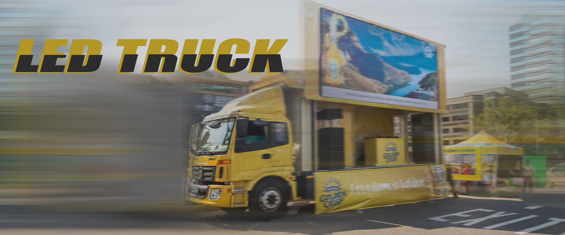 Светодиодные Реклама грузовик