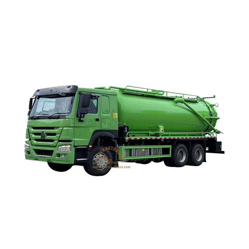 Тележка Sinotruk HOWO 20 тонн очистки сточных вод и всасывания грузовик