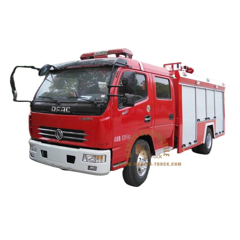 Dongfeng 4ton воды пожаротушения грузовик