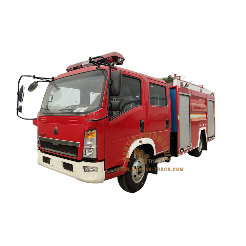 HOWO 4000 воды литров пожарной машины
