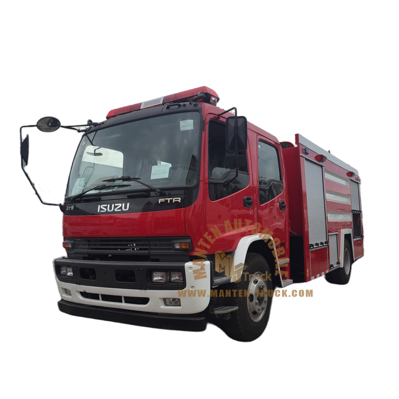 ISUZU ОФО 5000 литров воды огонь грузовик