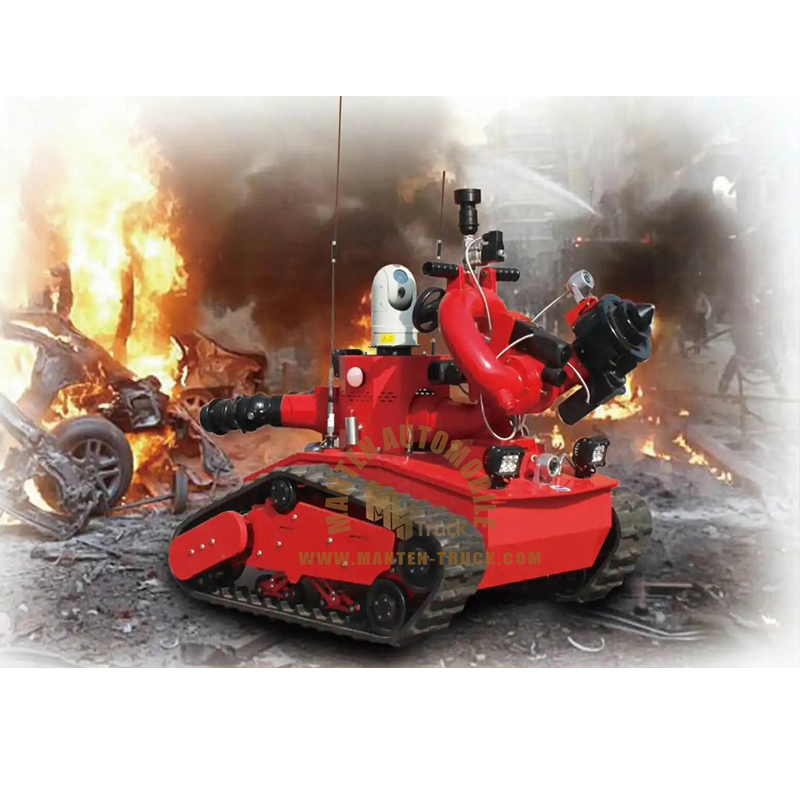 Противопожарный робот с взрывозащищенной и огнеупорной функцией