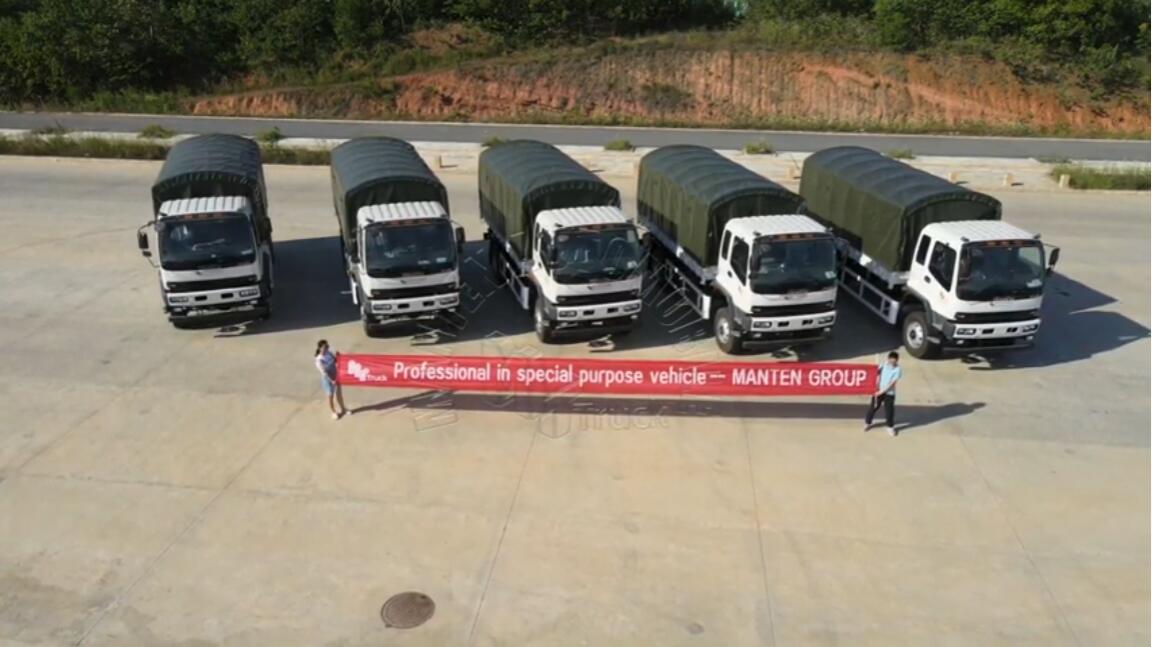 Военный грузовик экспортируется в Южную Америку