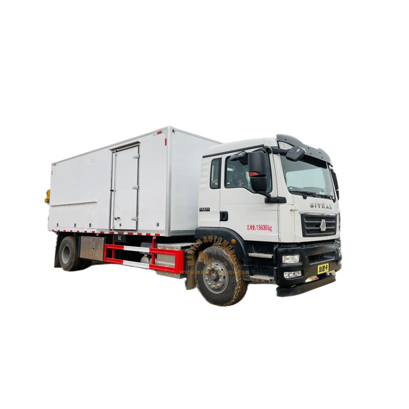 SINOTRUK 4x2 грузовик-установленный кран семинар грузовик