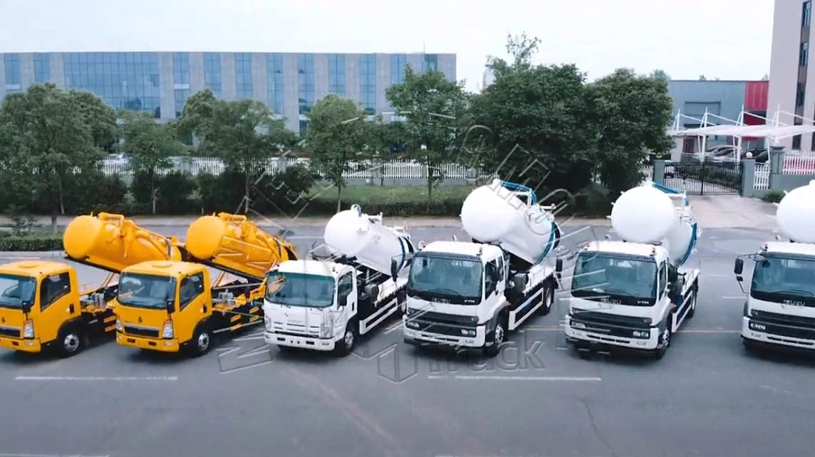 ISUZU и HOWO 5 м3 10 м3 вакуумные грузовики для Юго-Восточной Азии MANTEN